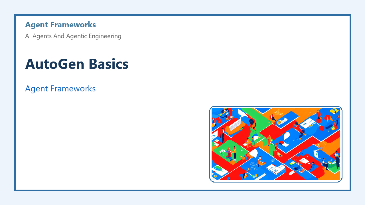 AutoGen Basics
