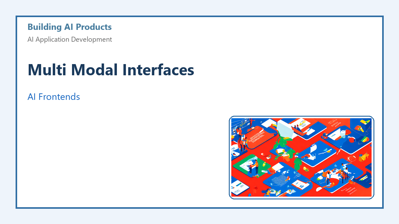 Multi Modal Interfaces