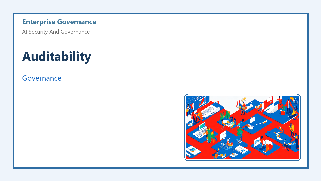 Auditability