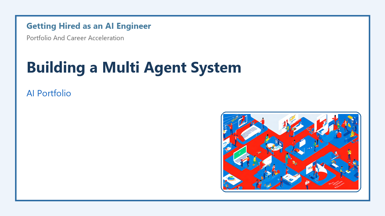 Building a Multi Agent System
